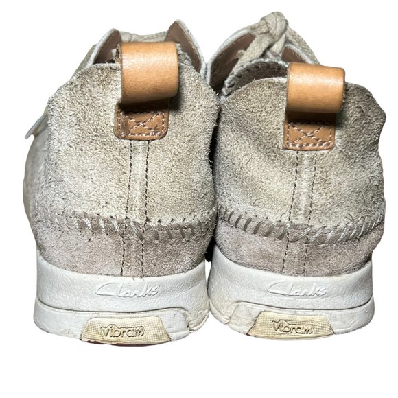 Clarks Originals Trigenic Flex Vibram Sole Suede Men's Shoes Sand/Tan Size 9M - Picture 3 of 9